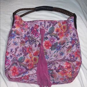 Floral Pink Women's Bag Uno Alla Volta